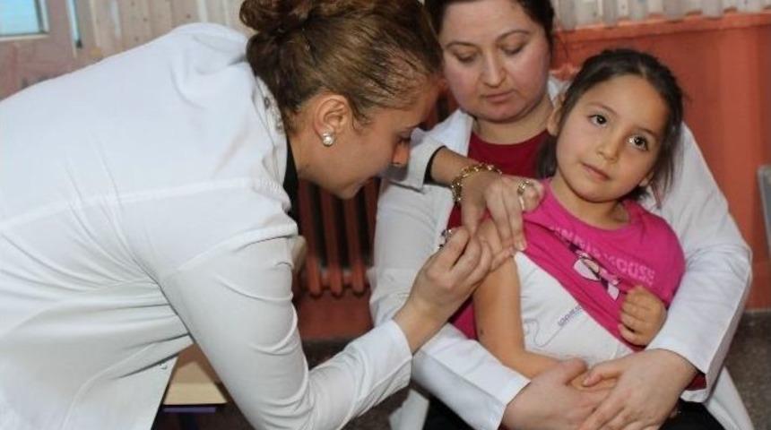 G&ouml;rele&rsquo;de Okullarda Aşı Mevsimi Başladı