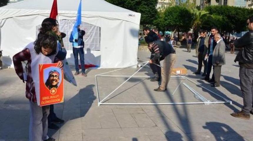 Polisten Taziye &Ccedil;adırı Kurmak İsteyenlere Sert M&uuml;dahale