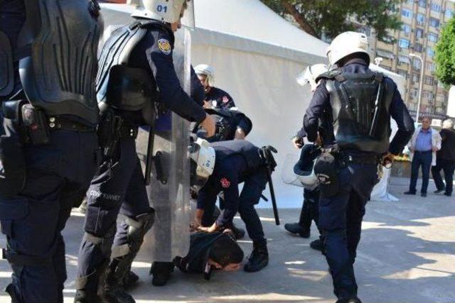 Polisten Taziye &Ccedil;adırı Kurmak İsteyenlere Sert M&uuml;dahale 2