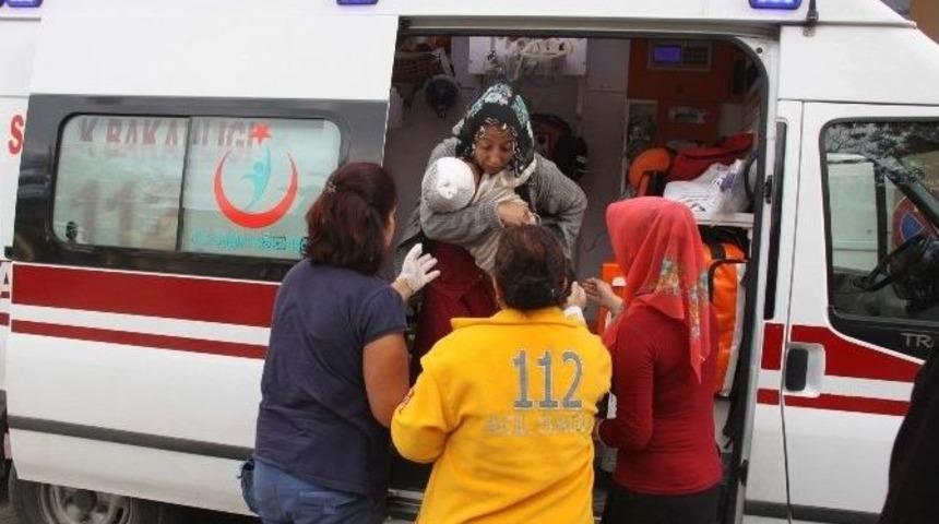 &Ccedil;atıdan D&uuml;şen K&uuml;&ccedil;&uuml;k Kız Yaralandı