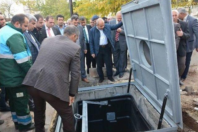 Kilis Belediyesi Yeraltı &Ccedil;&ouml;p Konteyneri Uygulamasına Başladı 1