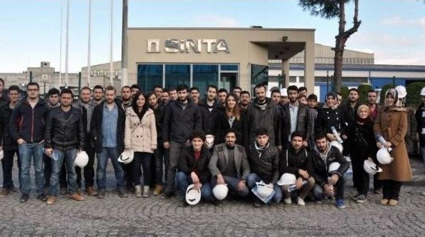 Gen&ccedil; M&uuml;hendisler Sinta Beton Ve &Ccedil;elik Tesislerini Gezdi