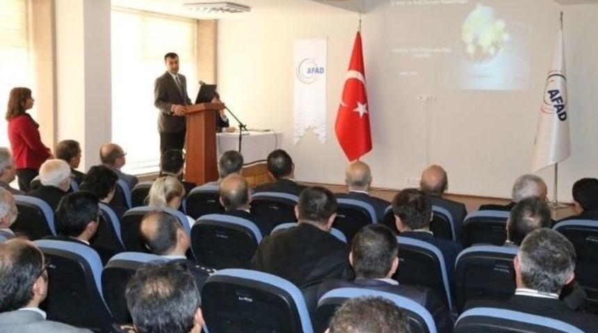 Aksaray&rsquo;da Afet M&uuml;dahale Planı Toplantısı