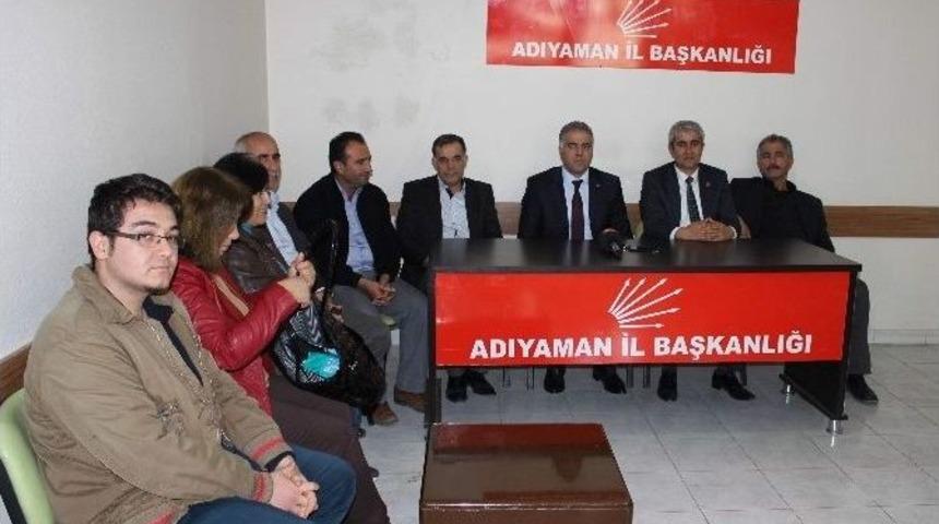 Chp&rsquo;den, Başbakanın Adıyaman Ziyareti A&ccedil;ıklaması