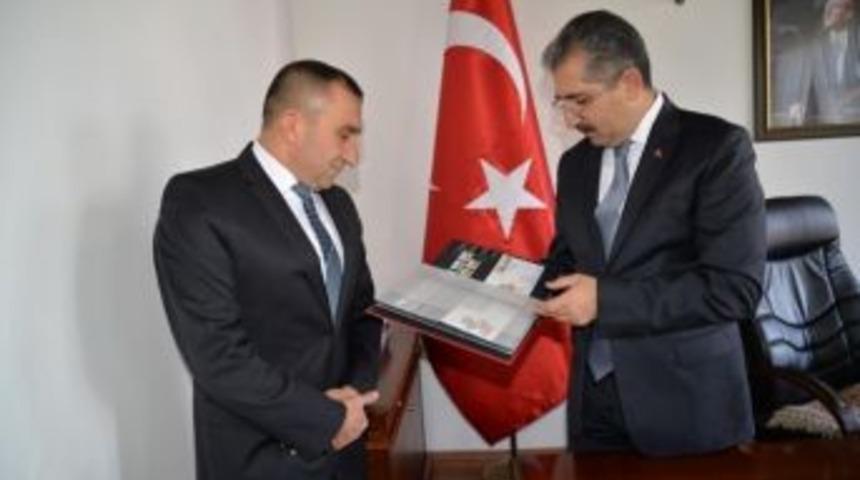 Ptt Başm&uuml;d&uuml;r&uuml; Vali Zahteroğulları&rsquo;nı Ziyaret Etti