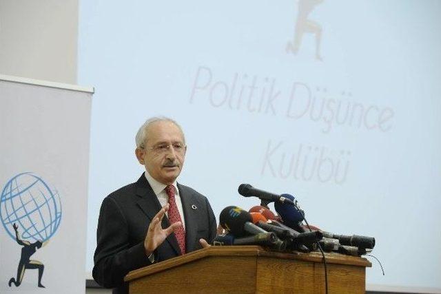 Kılıçdaroğlu, “muhalefetin Çözüm Sürecine Bakışı” Konferansına Katıldı (1)