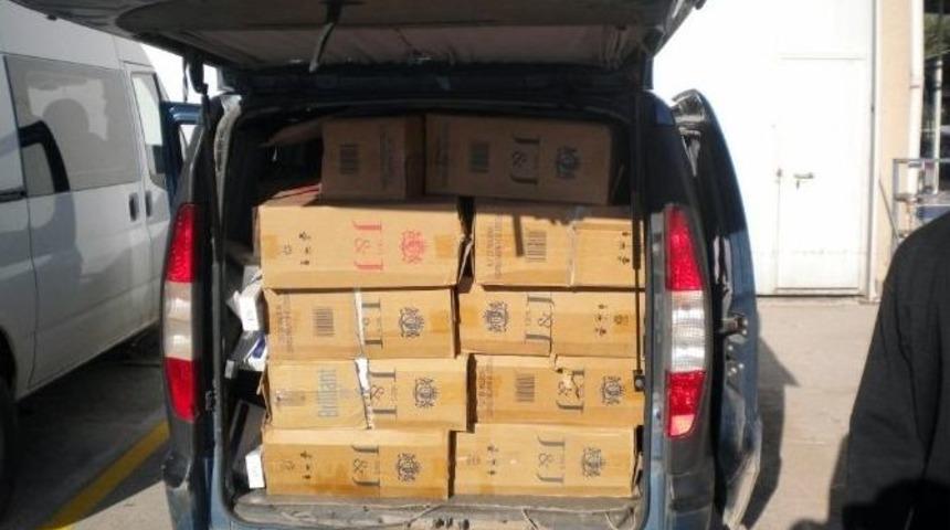 16 Bin 500 Paket Ka&ccedil;ak Sigara Ele Ge&ccedil;irildi