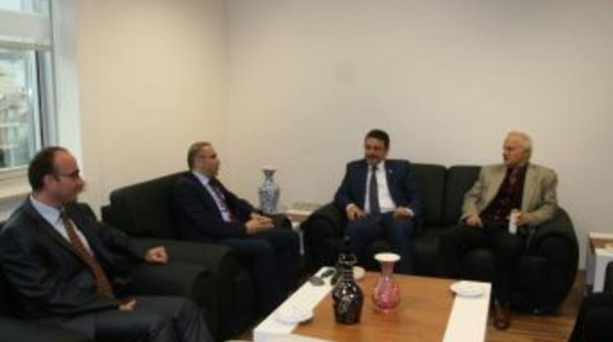 Ortahisar İl&ccedil;e Belediye Başkanı Av. Ahmet Metin Gen&ccedil;&rsquo;ten Baro Başkan Orhan &Ouml;ng&ouml;z&rsquo;e Ziyaret