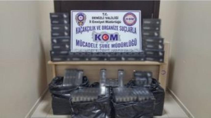 Denizli&rsquo;de 6 Bin 300 Paket Ka&ccedil;ak Sigara Ele Ge&ccedil;irildi