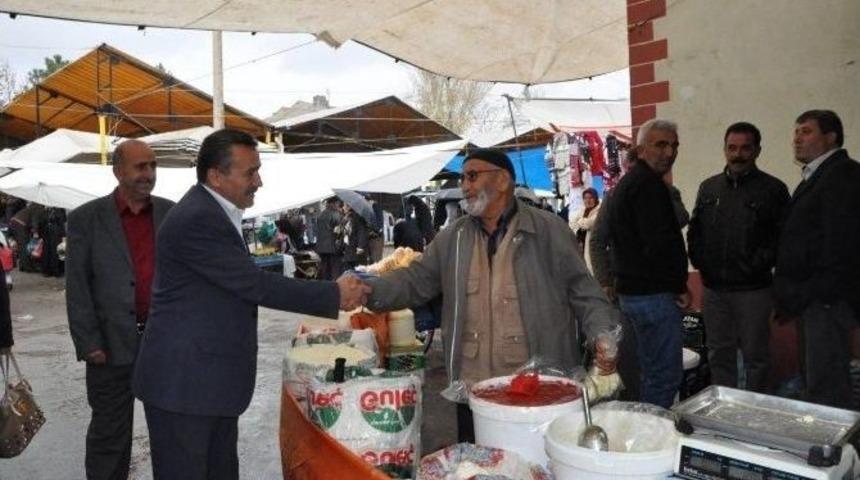 Başkan Tutal Esnafları Ziyaret Etti
