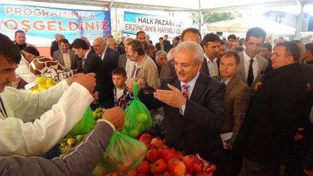 Erzincan’ın Artık Haftanın Yedi Günü Hizmet Veren Bir Pazarı Var