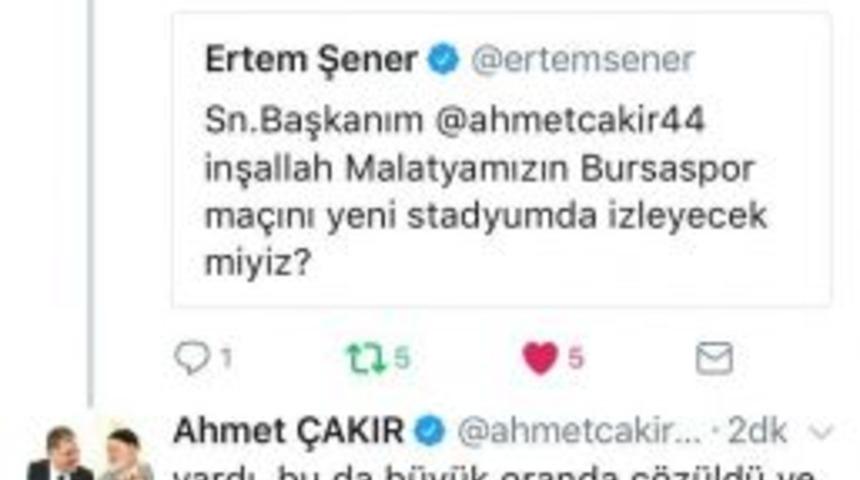 Başkan &Ccedil;akır&rsquo;dan Ma&ccedil;a Davet