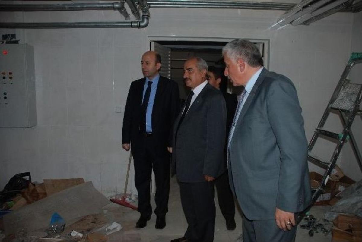 Kazım Şahin, Huzurevi İnşaatında İnceleme Yaptı