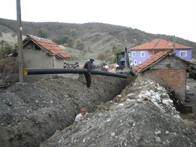 Kurbağlı Köyü Kanalizasyona Kavuşuyor