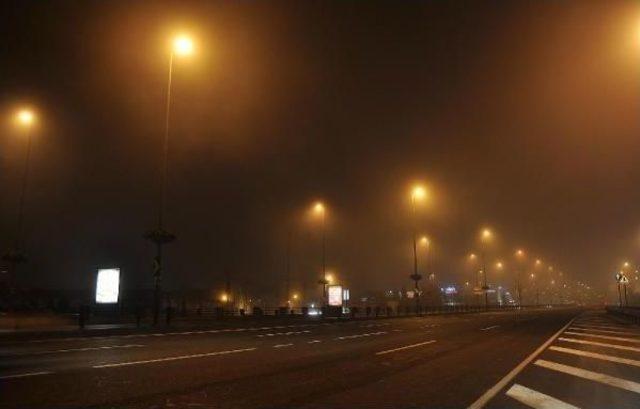 İstanbul da Gece Sis Etkili Oldu 1