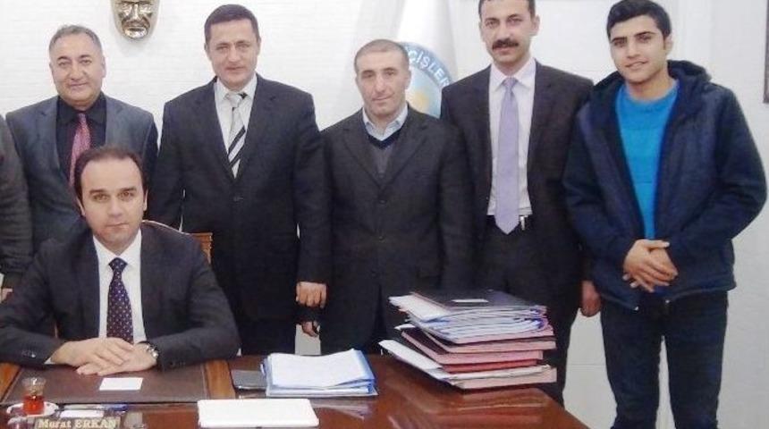 &Ouml;ğrenci Temsilcisinden Kaymakam Erkan&rsquo;a Ziyaret