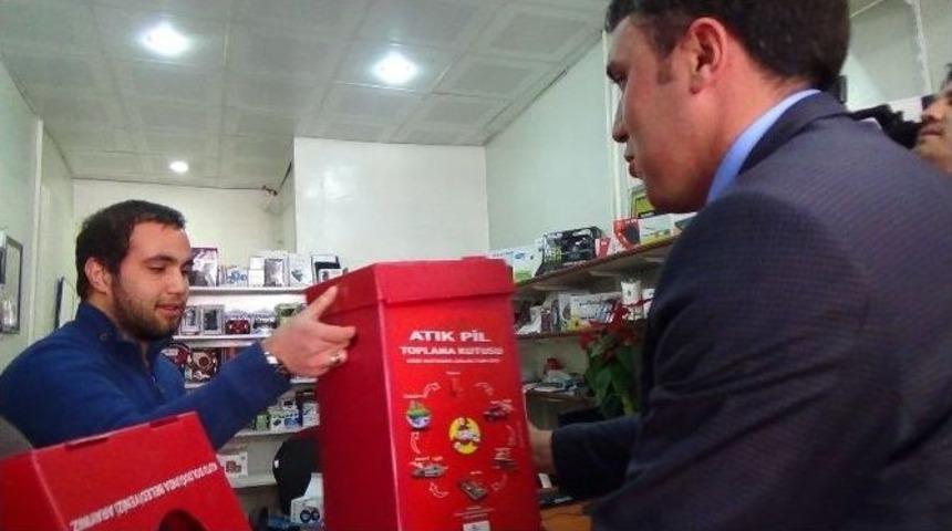Kars Belediyesi&rsquo;nden Atık Pil Projesi
