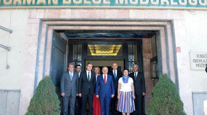 Vali &Ccedil;akacak, Orman B&ouml;lge M&uuml;d&uuml;r&uuml; Temel&rsquo;den Bilgi Aldı