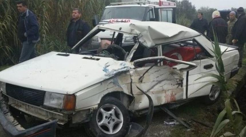 Saruhanlı&rsquo;da Kaza: 1 &Ouml;l&uuml;, 1 Yaralı