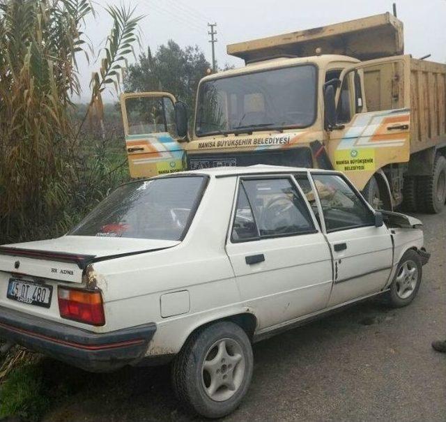 Saruhanlı’da Kaza: 1 Ölü, 1 Yaralı