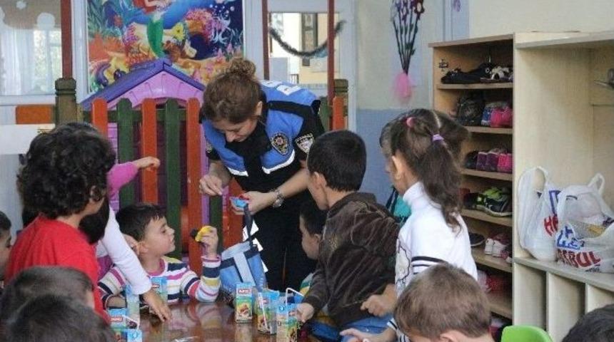 Alanya&rsquo;da Polis Minik &Ouml;ğrencilerle Buluştu