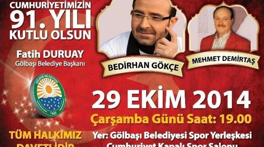 G&ouml;lbaşı Belediyesi&rsquo;nden Cumhuriyet Bayramı Konseri