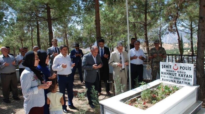 Şehit Polis Memuru Mahmut Kayan Dualarla Anıldı