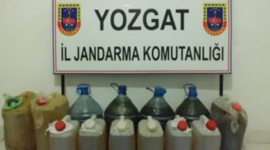 Yozgat Jandarma 200 Litre Ka&ccedil;ak Mazot Ele Ge&ccedil;irdi