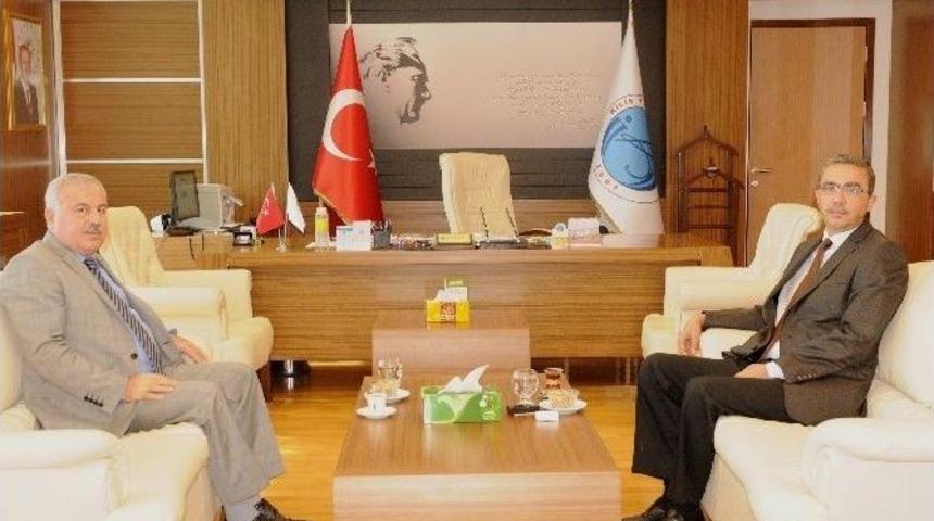 Rekt&ouml;r Mutlu, Rekt&ouml;r G&uuml;ven&ccedil;&rsquo;i Ziyaret Etti