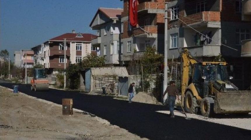 Kapaklı Belediyesi Yol &Ccedil;alışmaları Devam Ediyor