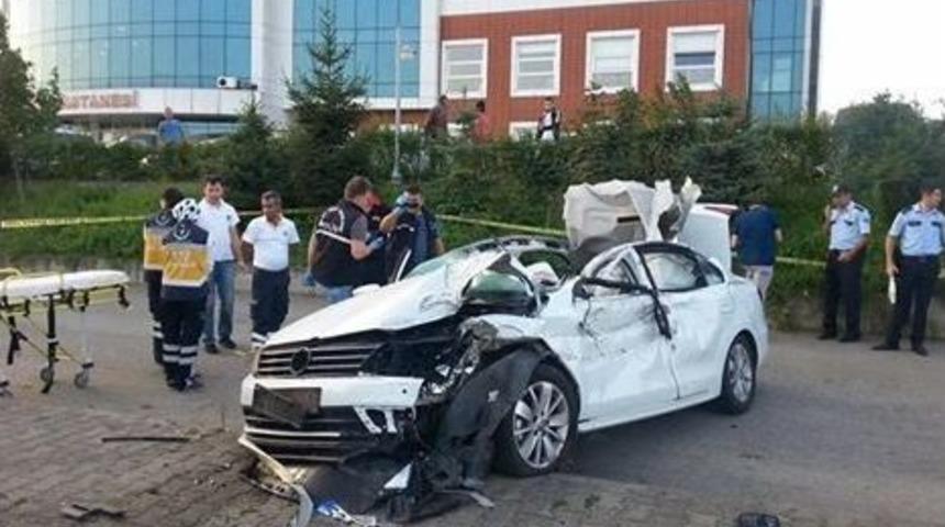 Giresun&rsquo;da Trafik Kazası: 1 &Ouml;l&uuml;, 3 Yaralı