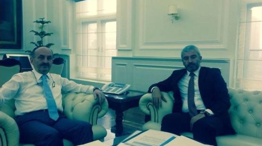 Enver Yılmaz Ankara&rsquo;da Yatırımları G&ouml;r&uuml;şt&uuml;