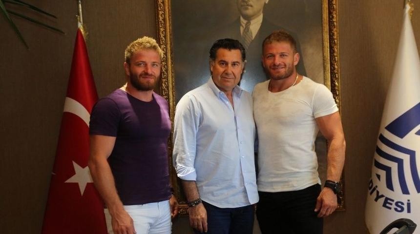 2017 Kırkpınar Başpehlivanından Başkan Kocadon&rsquo;a Ziyaret