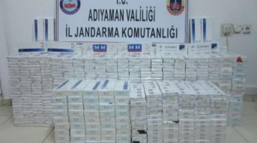 Jandarma Kaçak Sigara Ele Geçirdi