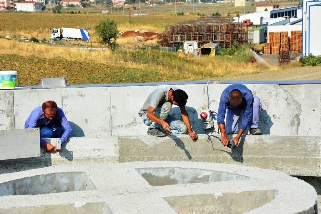 Lapseki Atık Su Arıtma Tesisi &Ccedil;alışmaları Tamamlanıyor