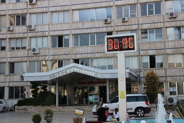 Samsun’da Sıcaklık Normallerin Üstünde Seyrediyor