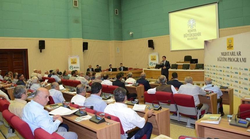 B&uuml;y&uuml;kşehir&rsquo;den Muhtarla "değerlerimiz Ve Etkili İletişim" Eğitim Semineri