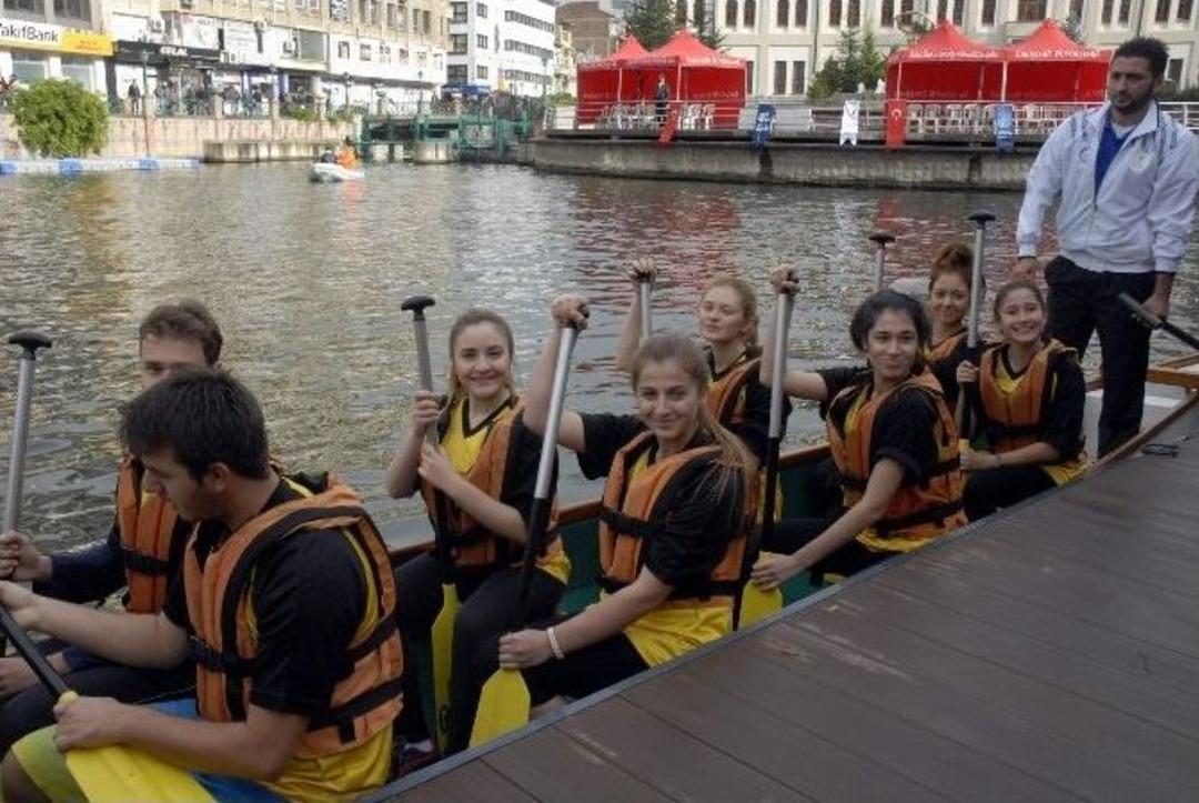 Eskişehir&rsquo;de Cumhuriyet Kupası Dragon Yarışları