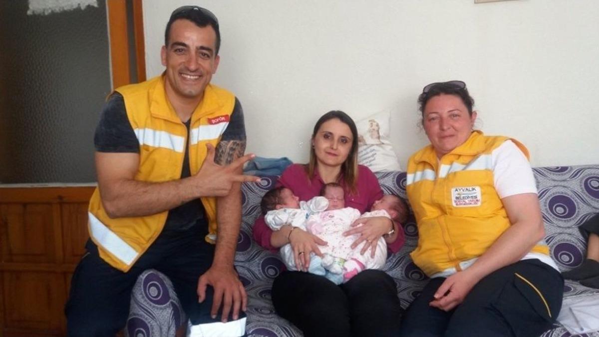 Ayvalık Belediyesi&rsquo;nin &lsquo;hoş Geldin Bebek&rsquo; Ziyaretleri Mutlu Ediyor