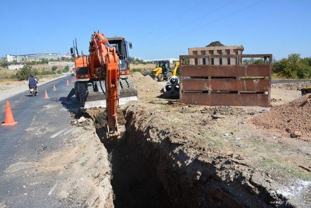 Mcbü’de Yağmur Suyu Hattı Çalışmaları Başladı