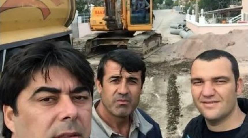 Yeni Fo&ccedil;a&rsquo;da Kanalizasyon İnşaatları Başladı