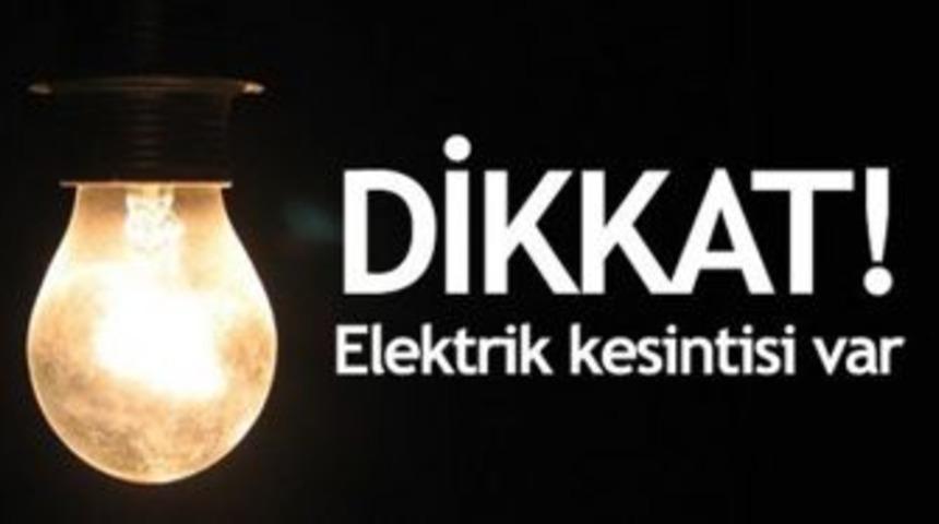 Elazığ'da Elektrik Kesintisi