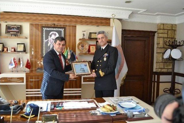 Tcg Anamur Mayın Gemisi Anamur&rsquo;da 1