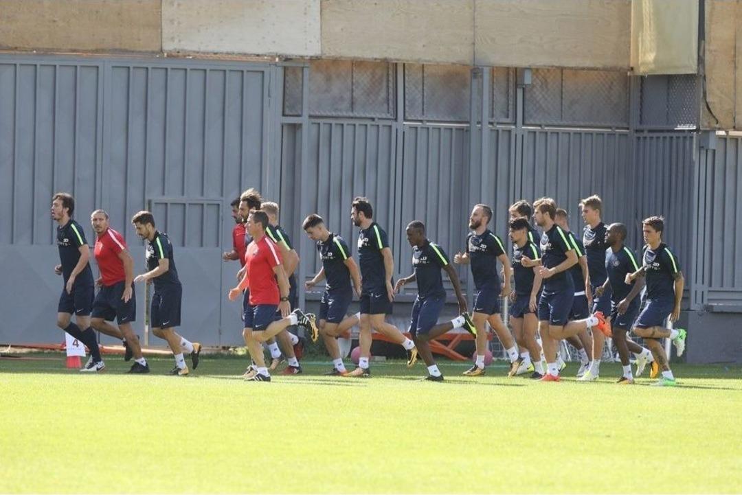 Osmanlıspor, &Ccedil;ift Antrenman Yaptı