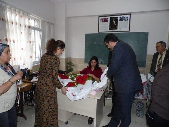 Korkuteli’nde Dikiş Nakış Kursuna Yoğun İlgi 2