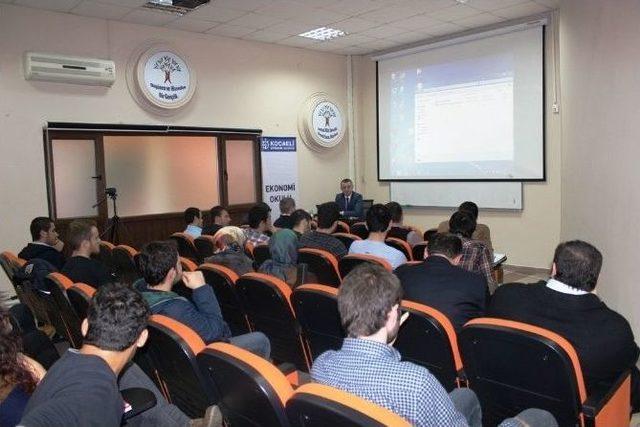 B&uuml;y&uuml;kakın, Ekonomi Okulu&rsquo;nda Gen&ccedil;lerle Buluştu 1