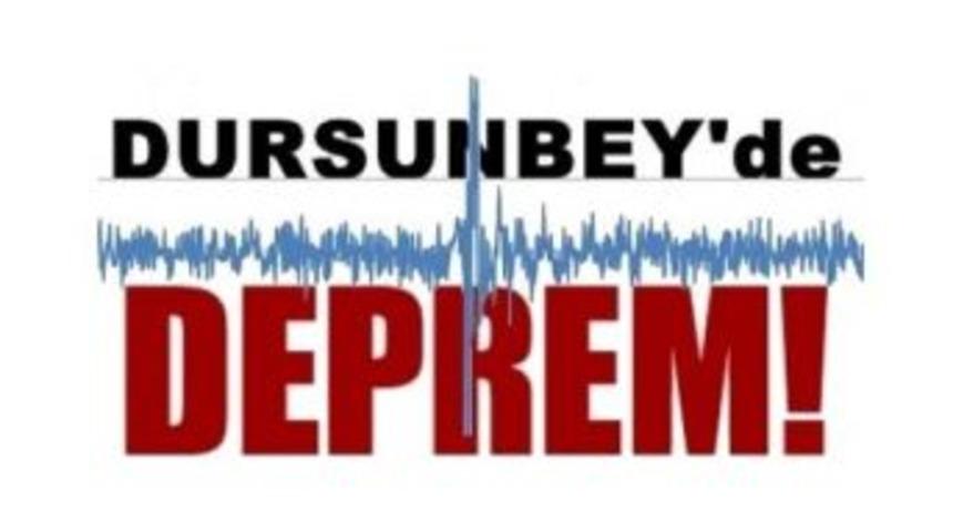 Dursunbey&rsquo;de Deprem