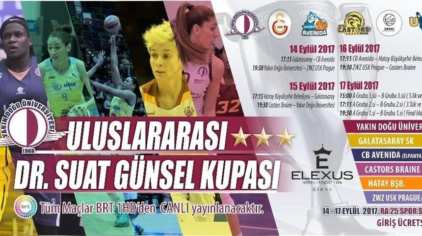 Dr. Suat G&uuml;nsel Kadın Basketbol Turnuvası Başlıyor
