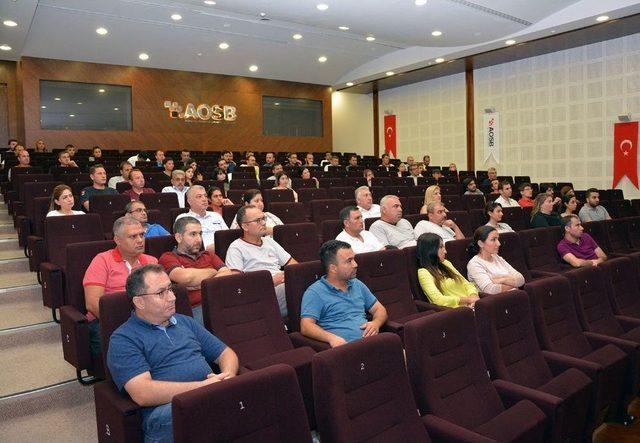 Aosb’de “iş Sağlığı Ve Güvenliği” Semineri