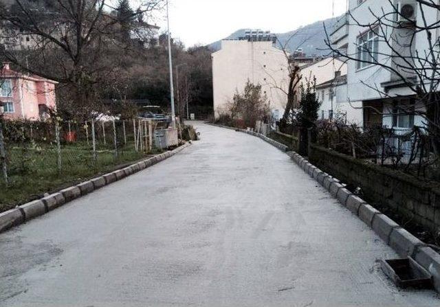 Bozkurt Belediyesi Ara Sokakları Beton İle Kaplıyor